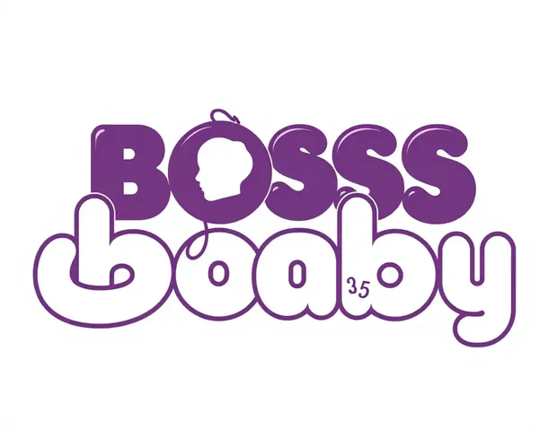 Boss Baby Logo PNG in Modern, Sleek Design with White Background