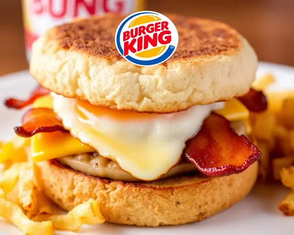 Breakfast Sandwich PNG Image with Fried Egg and Hash Browns