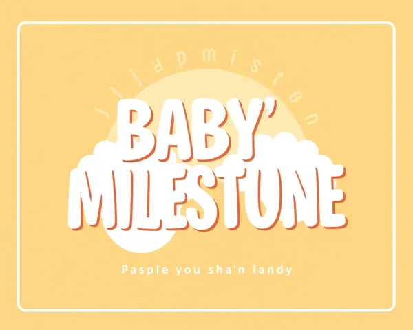 Bright Sunny Background for Baby's Milestone Card Design