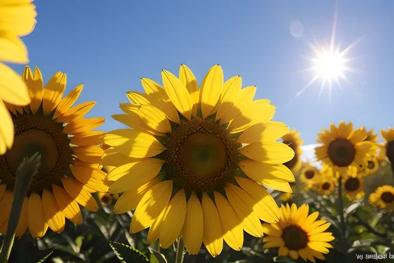 Bright Yellow Sunshine in the Sky
