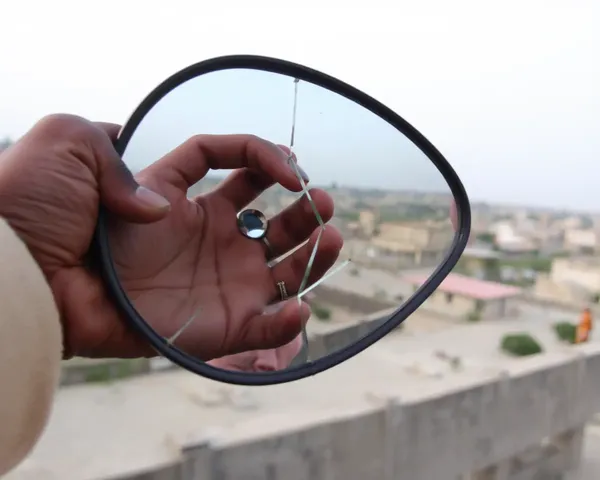 Broken Mirror Reflects Punjabi Man's Sadness