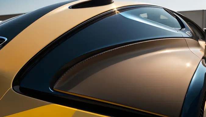 Bugatti Chiron's Sleek Aerodynamic Design in Close-up