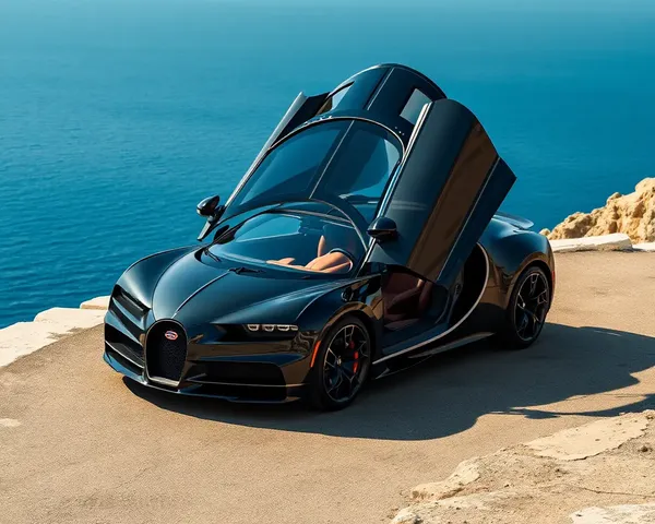 Bugatti Divo Cliffside Ocean View Parking