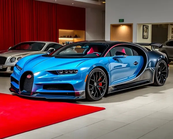 Bugatti Divo High-End Showroom Red Carpet Entrance