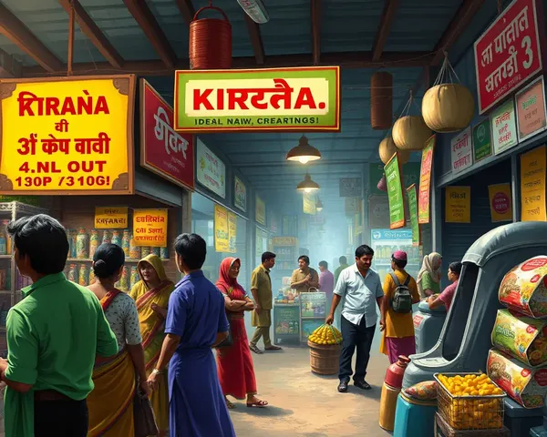 Busting Kirana Store in Small Indian Town with Daily Deals.