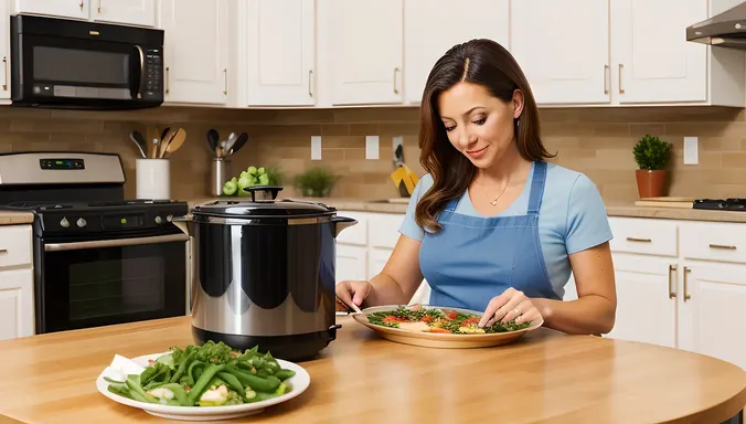 Busy Professional Uses Crockpot for Healthy Meal Prep