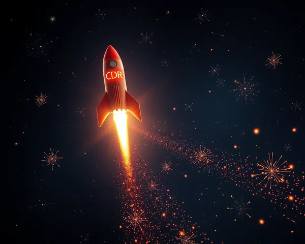 CDR File Spacecraft Blasting Off to Diwali Sky