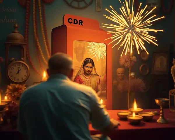 CDR File Time-Traveling to Vintage Diwali Celebration