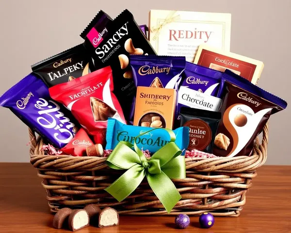 Cadbury Chocolate Gift Basket with Assorted Treats