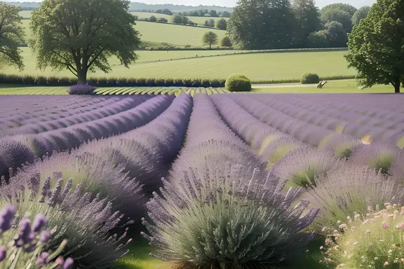 Calming Field of Zzz-ing Lavender