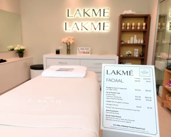 Calming Lakme Salon Atmosphere with Facial Options