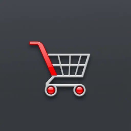 Cart Icon Appears on E-commerce Website Dashboard