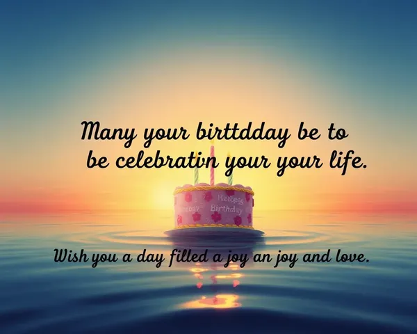 Celebrate Life Birthday Wishes in Marathi