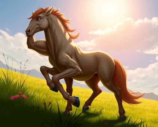 Centaur Death Flex Fantasy Art in PSD Design