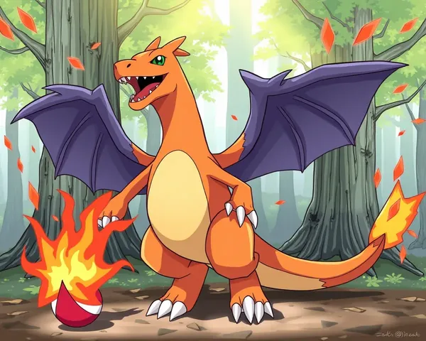 Charizard Images Showcase Iconic Pokémon's Evolutionary Form