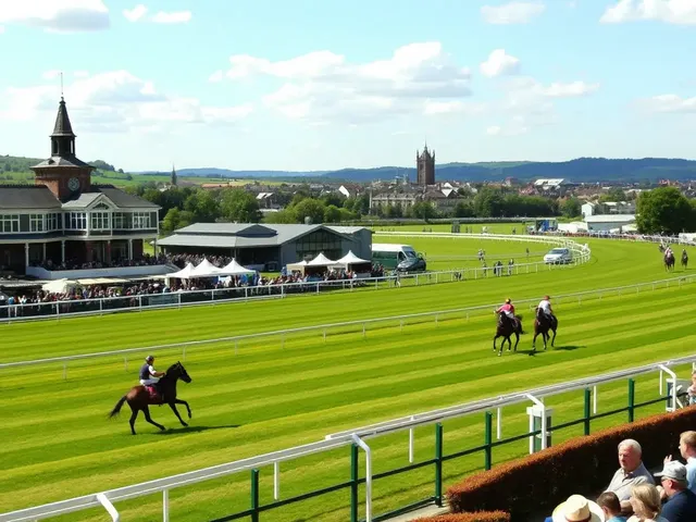 Chester Races: Scenic View of Historic Track on Sunny Day
