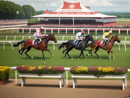 Chester Races Feature Iconic Roodee Stand in Background