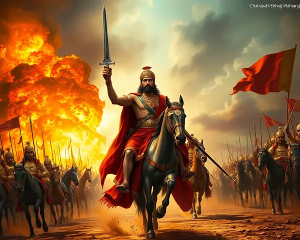 Chhatrapati Shivaji Maharaj Leads Army into Battle with Triumph
