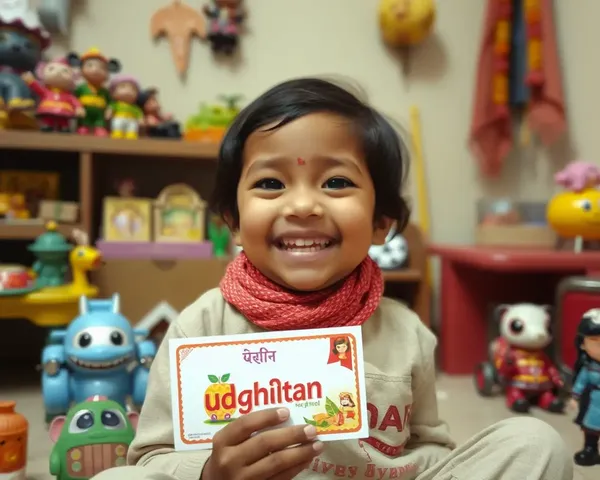 Child's Joy with Udghatan Card and Childhood Memories