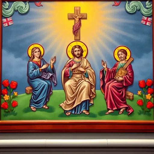 Christian Icons of Faith and Spiritual Guidance