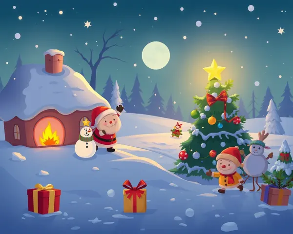 Christmas Cartoon Images for Holiday Season Delight