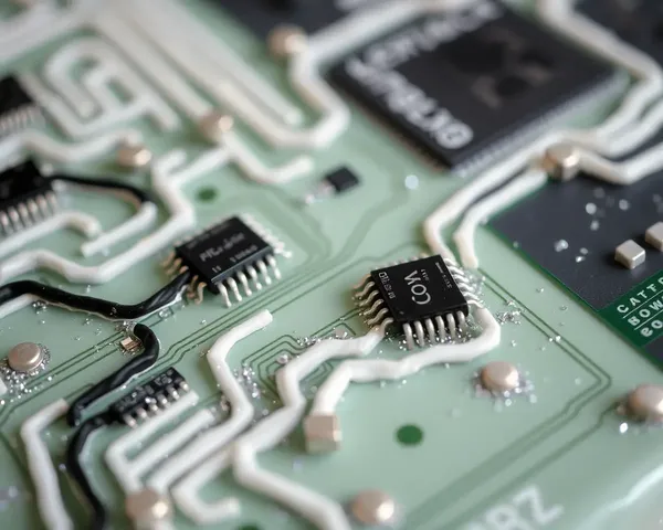 Circuit Board Cake with Edible Glitter and Sparkles.