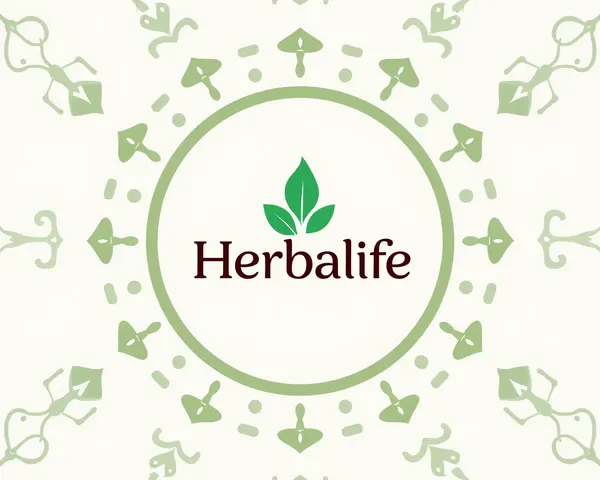 Circular Design with Herbalife Logo and Health Icons