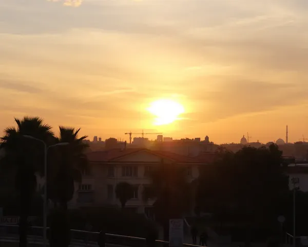 City Sunrise with Daily Routine Good Morning Images