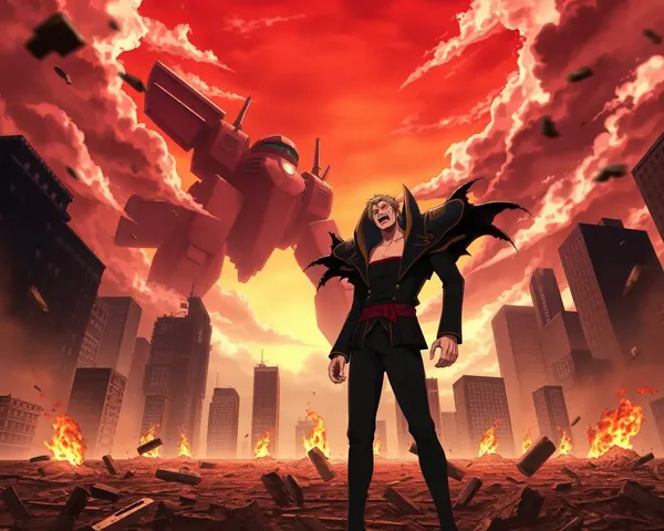 City in Ruins, Villainous Laughter Fills Air