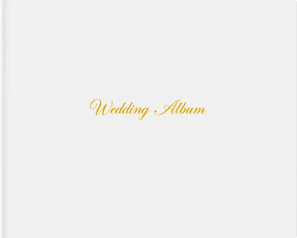 Classic Timeless Wedding Album Cover PSD Free Download 12x36