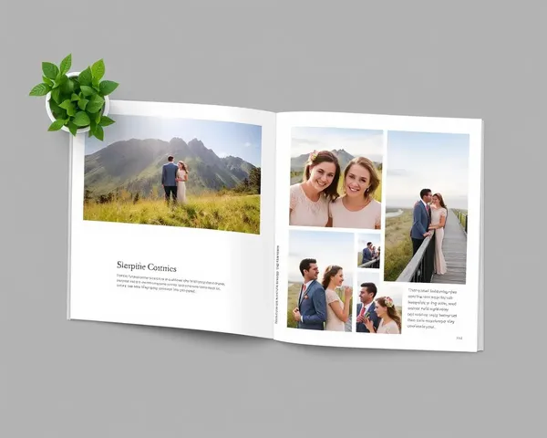Clean Simple Layout 12x36 Album Design PSD Download Free