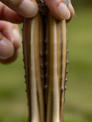 Close-Up of Deer Antler Tips with Intricate Details and Texture