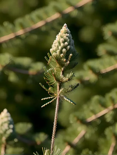 Close-Up of Fir Tree's Unique Needles
