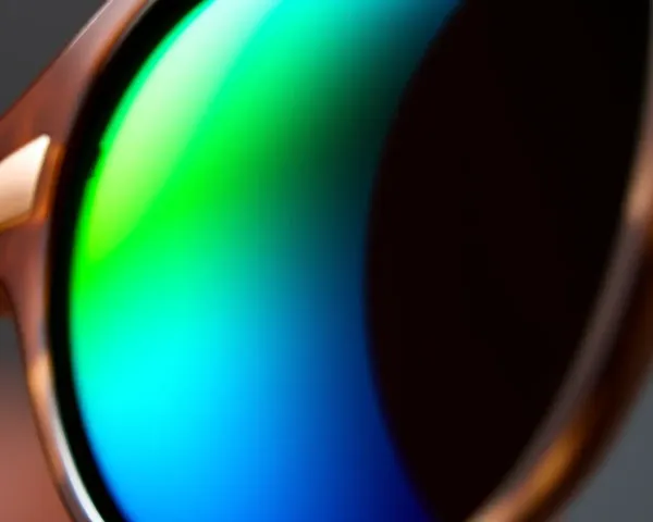 Close-Up of Sexxxy Sunglasses Lenses with Subtle Gradient Effect