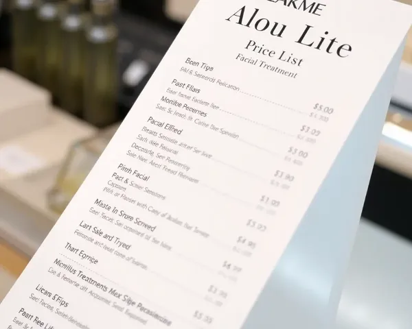 Close-up Lakme Salon Facial Price List
