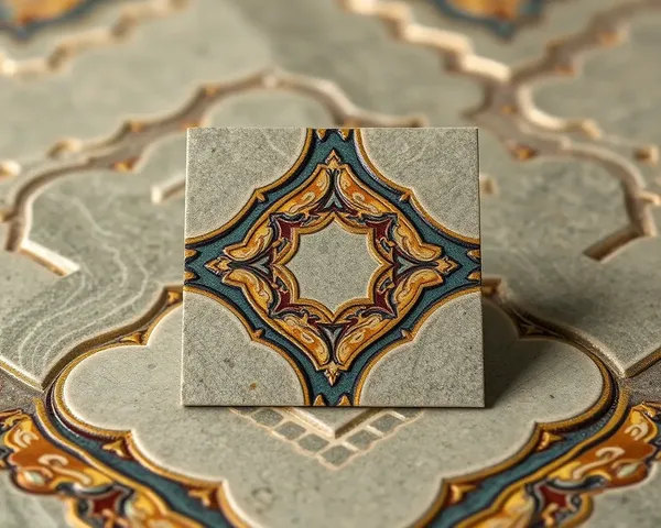 Close-up of Mangalore Tile Texture and Design Details