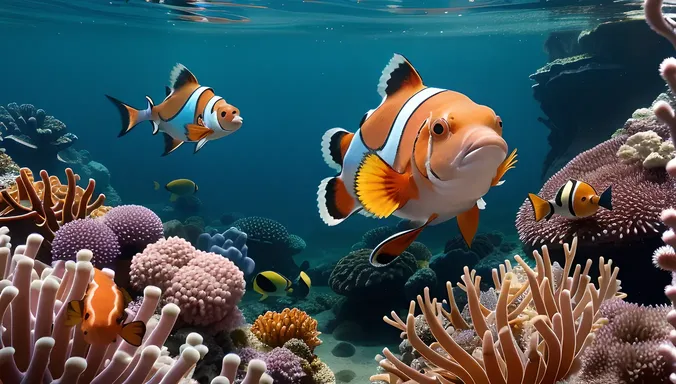 Clownfish and Anemone: A Vibrant Symbiotic Dance