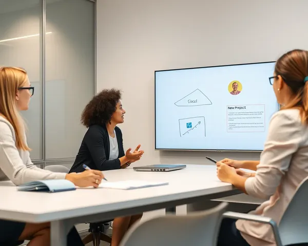 Collaborative Digital Whiteboard Meeting