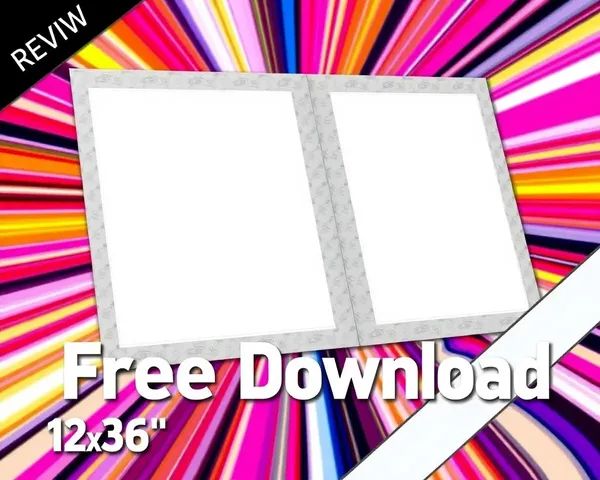 Colorful 12x36 Album PSD Template Free Download