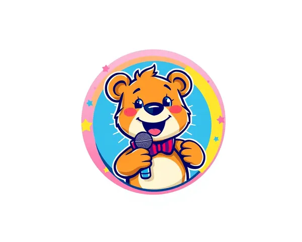 Colorful Bear Logo for Children's Entertainment Company