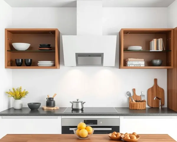 Compact Wall-Mounted Kitchen Chimney with Modern Design