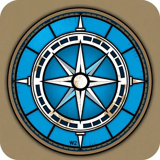 Compass Icon: A Navigation System Symbol