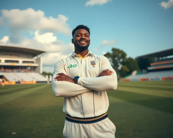 Confident Jofra Archer Surveys Cricket Field