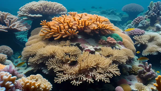 Coral Reef: Coral and Zooxanthellae Symbiotic Partnership Unveiled