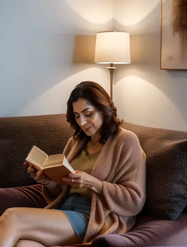Cozy Afternoon with Beauty Aunty and Good Book