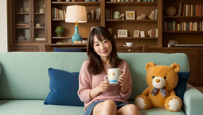 Cozy Chara Pictures with Tea