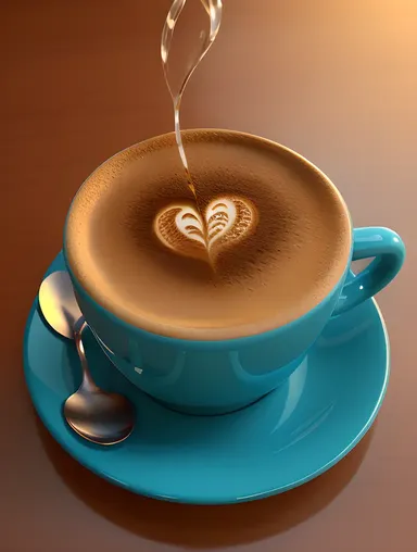 Cozy Coffee Moment in Good Morning HD 3D Image