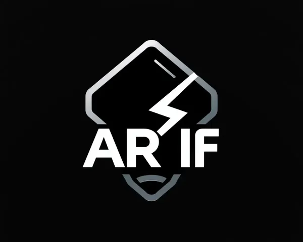 Creative Arif Logo with Stylized Lightbulb or Spark Design