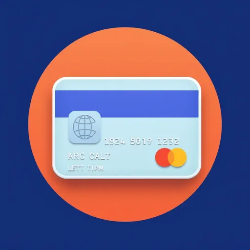 Credit Card Icon Symbolizes Digital Payment Convenience