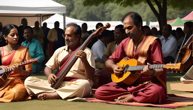 Cultural Festival Features Sarangi Musician
